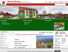 Tablet Screenshot of hornastreda.sk